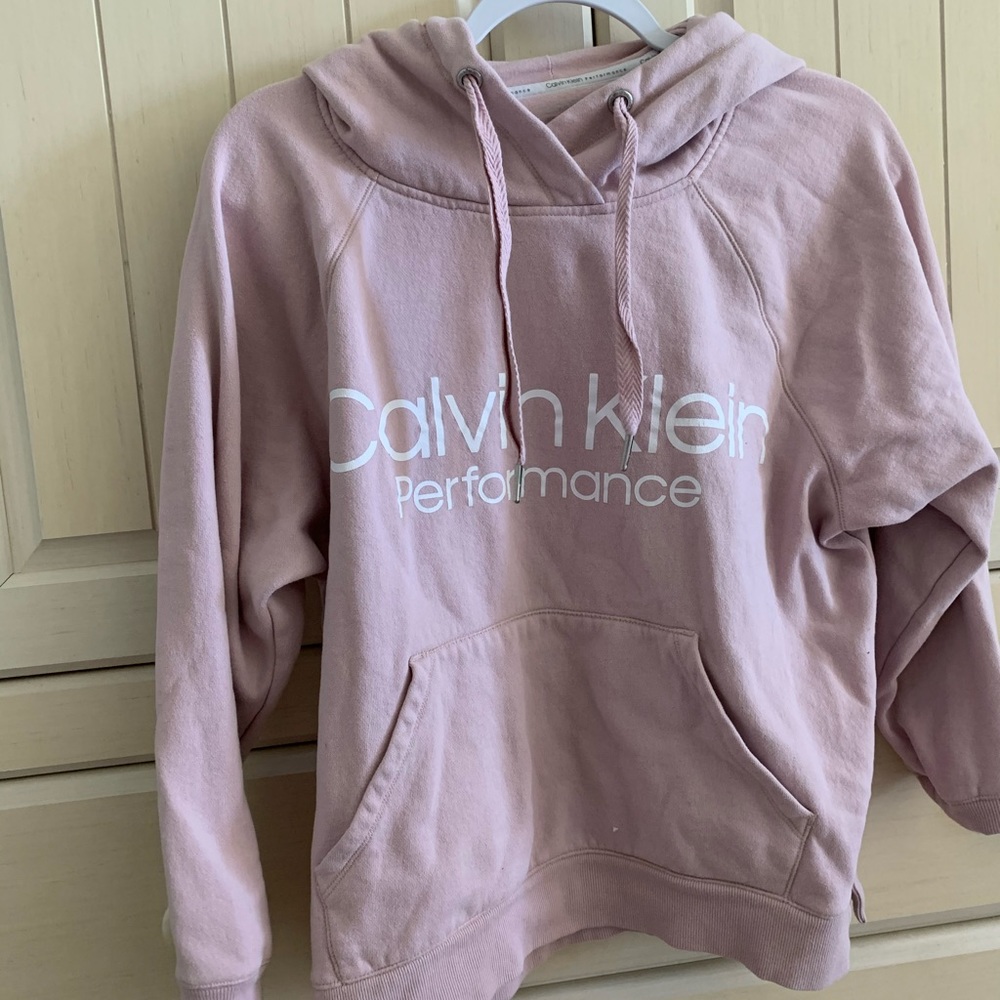 Pink Calvin Klein sweatshirt